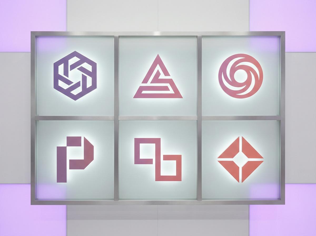 国产主播合作影视品牌Logo墙